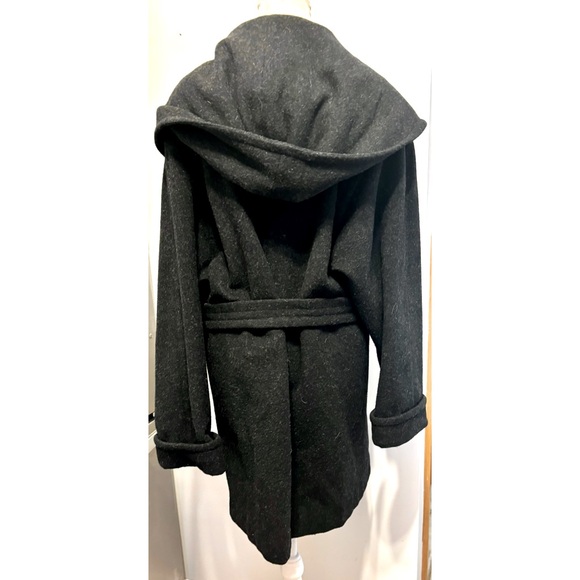 Donnybrook Wool black warm 3/4 coat hood buttons made in Russia-8-LG - Picture 5 of 8